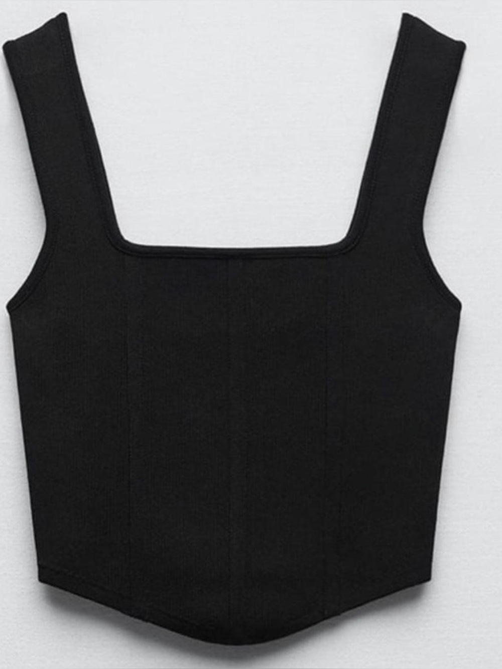 Zara Knit Corset Bustier Top
